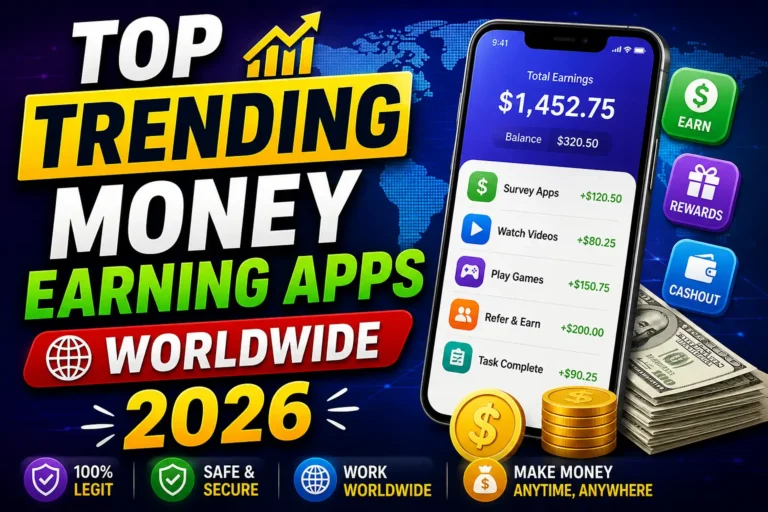 Top Trending Money Earning Apps Worldwide 2026