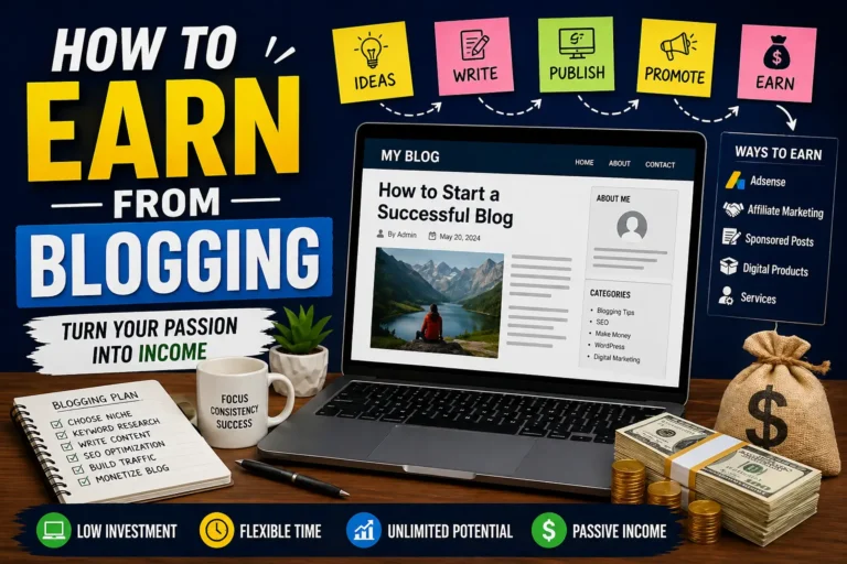 How to Earn from Blogging